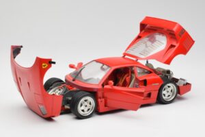 Ferrari F40 Rosso Bburago 1:18 3032 Pressofusione — immagine 2 di 8
