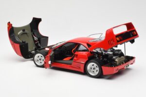 Ferrari F40 Rosso Corsa Kyosho 1:18 08416R2 Pressofusione — immagine 7 di 10