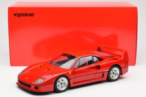 Ferrari F40 Rosso Corsa Kyosho 1:18 08416R2 Pressofusione — immagine 10 di 10