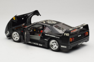 Ferrari F40 Seco #99 Lesseps / Charriol / Balandras Nero Bburago 1:18 3032-B3 Pressofusione — immagine 5 di 8