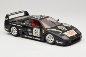 Ferrari F40 Seco #99 Lesseps / Charriol / Balandras Nero Bburago 1:18 3032-B3 Pressofusione — immagine 6 di 8
