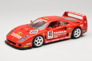 Ferrari F40 #40 T. Ohta / A. Reid Taisan Rosso 1987 Bburago 1:18 3022-T1 Pressofusione