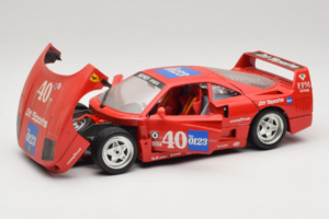 Ferrari F40 #40 the0123 Rosso 1987 Bburago 1:18 3332-P5 Pressofusione — immagine 2 di 8
