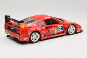 Ferrari F40 LM Unisys #59 Ota / P. Nappi / R. Donovan 24 Hours of Le Mans 1996 Bburago 1:18 3032-U1 Pressofusione — immagine 3 di 8