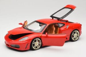 Ferrari F430 Rosso Hot Wheels 1:18 G7160 Pressofusione — immagine 2 di 8