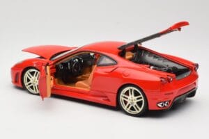 Ferrari F430 Rosso Hot Wheels 1:18 G7160 Pressofusione — immagine 5 di 8