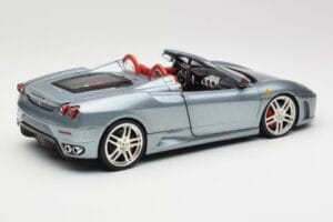 Ferrari F430 Spider Blue Metallic Hot Wheels 1:18 H3074 Pressofusione — immagine 3 di 8