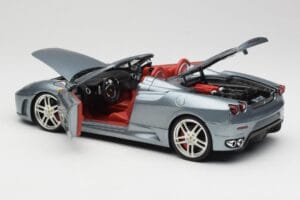 Ferrari F430 Spider Blue Metallic Hot Wheels 1:18 H3074 Pressofusione — immagine 5 di 8