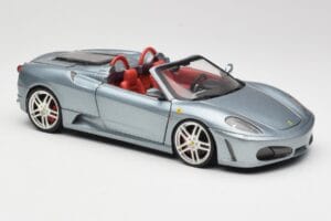 Ferrari F430 Spider Blue Metallic Hot Wheels 1:18 H3074 Pressofusione — immagine 6 di 8