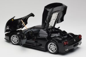 Ferrari F50 Nero Hot Wheels 1:18 23910 Pressofusione — immagine 5 di 8