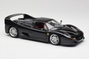 Ferrari F50 Nero Hot Wheels 1:18 23910 Pressofusione — immagine 6 di 8