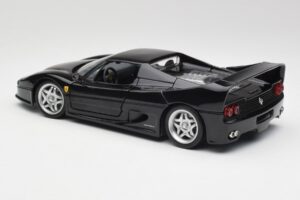 Ferrari F50 Nero Hot Wheels 1:18 23910 Pressofusione — immagine 7 di 8