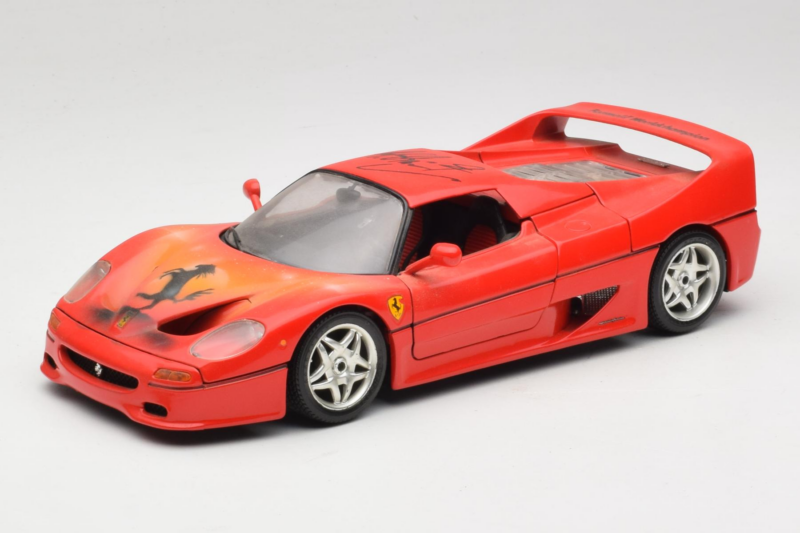Ferrari F50 Braccio & Gotz M. Schumacher Edizione Firma Bburago 1:18 MS Pressofusione
