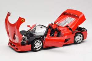 Ferrari F50 Cabriolet Rosso Bburago 1:18 3352 Pressofusione — immagine 2 di 8