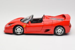 Ferrari F50 Cabriolet Rosso Bburago 1:18 3352 Pressofusione — immagine 4 di 8