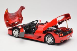 Ferrari F50 Cabriolet Rosso Bburago 1:18 3352 Pressofusione — immagine 5 di 8