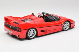 Ferrari F50 Cabriolet Rosso Corsa Maisto 1:18 50246 Pressofusione — immagine 3 di 8