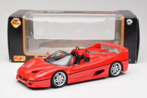 Ferrari F50 Cabriolet Rosso Corsa Maisto 1:18 50246 Pressofusione — immagine 8 di 8
