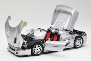 Ferrari F50 Cabriolet Argento Bburago 1:18 3372 Pressofusione — immagine 2 di 8