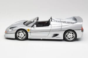 Ferrari F50 Cabriolet Argento Bburago 1:18 3372 Pressofusione — immagine 4 di 8
