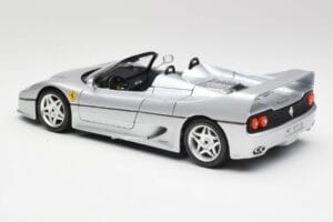 Ferrari F50 Cabriolet Argento Bburago 1:18 3372 Pressofusione — immagine 7 di 8