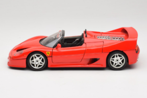 Ferrari F50 Cabriolet Rosso Bburago 1:18 3372-P1 Pressofusione — immagine 4 di 8