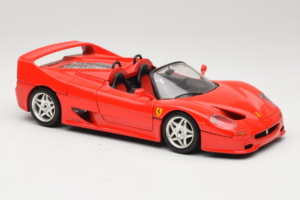 Ferrari F50 Cabriolet Rosso Bburago 1:18 3372-P1 Pressofusione — immagine 6 di 8