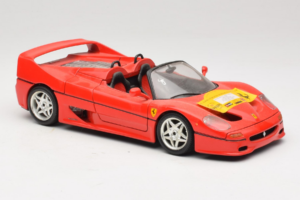 Ferrari F50 Cabriolet 50 Jahre Ferrari 24 Jahre Bburago FMC Rosso Bburago 1:18 3352-P1 Pressofusione — immagine 6 di 8