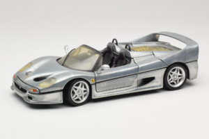 Ferrari F50 Cabriolet Chrome Silver Edizione Limitata Hot Wheels 1:18 25741 Pressofusione
