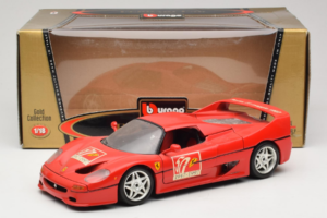 Ferrari F50 Coupé #50 50 Jahre Ferrari Rosso Bburago 1:18 3352-P2 Pressofusione — immagine 8 di 8