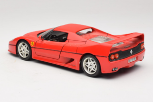 Ferrari F50 Coupe Rosso Bburago 1:18 3382 Pressofusione — immagine 7 di 8