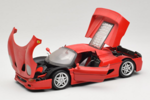 Ferrari F50 Coupé Shell Rosso Maisto 1:18 3076-R1 Pressofusione — immagine 2 di 8