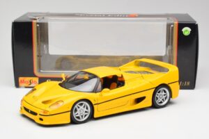 Ferrari F50 Giallo Modena Maisto 1:18 F50001 Pressofusione — immagine 8 di 8