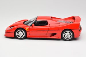 Ferrari F50 Hardtop Rosso Bburago 1:18 3362 Pressofusione — immagine 4 di 8