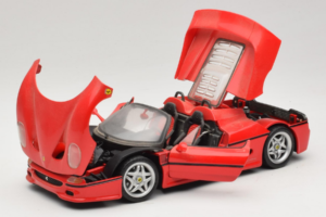 Ferrari F50 Spider Rosso Shell Maisto 1:18 3076-M1 Pressofusione — immagine 2 di 8