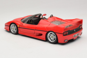 Ferrari F50 Spider Rosso Shell Maisto 1:18 3076-M1 Pressofusione — immagine 7 di 8