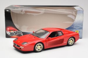 Ferrari F512 M Rosso Hot Wheels 1:18 29758 Pressofusione — immagine 8 di 8