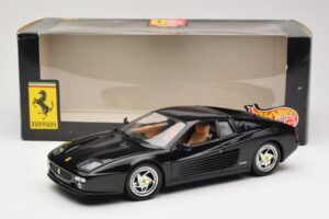 Ferrari F512M Nero Hot Wheels 1:18 23922 Pressofusione — immagine 8 di 8