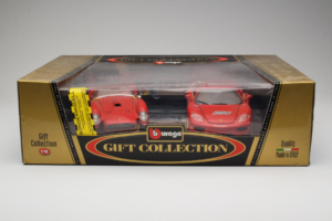 Ferrari Gift Set 250 Testa Rossa & 360 Modena Challenge Rosso Bburago 1:18 GC001 Pressofusione — immagine 2 di 2