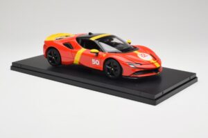 Ferrari SF90 Stradale #50 24 Hours of Le Mans 2024 Bburago 1:18 18-16035 Pressofusione — immagine 6 di 9