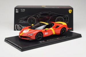 Ferrari SF90 Stradale #50 24 Hours of Le Mans 2024 Bburago 1:18 18-16035 Pressofusione — immagine 9 di 9