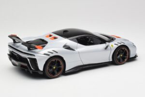 Ferrari SF90 XX Stradale Arctic White Bburago 1:18 18-16020W Pressofusione — immagine 3 di 8
