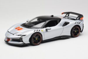 Ferrari SF90 XX Stradale Arctic White Bburago 1:18 18-16020W Pressofusione