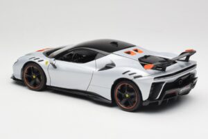 Ferrari SF90 XX Stradale Arctic White Bburago 1:18 18-16020W Pressofusione — immagine 7 di 8