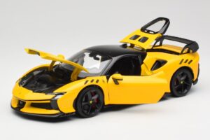 Ferrari SF90 XX Stradale Giallo Modena Bburago 1:18 18-16020Y Pressofusione — immagine 2 di 8