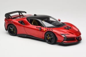 Ferrari SF90 XX Stradale Magma Red Bburago 1:18 18-16020R Pressofusione — immagine 6 di 8