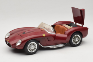 Ferrari Testa Rossa Rosso Scuro Shell Shell 1:18 40026 Pressofusione — immagine 2 di 8