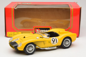 Ferrari 250 Testa Rossa #91 Giallo Edizione Limitata Bburago 1:18 3007-Y1 Pressofusione — immagine 8 di 8