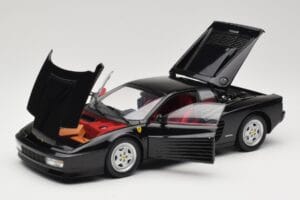 Ferrari Testarossa Nero Kyosho 1:18 08425BK Pressofusione — immagine 2 di 8