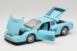 Ferrari Testarossa Borsenmodell 1997 Edizione Limitata Blu Bburago 1:18 B002 Pressofusione — immagine 2 di 8